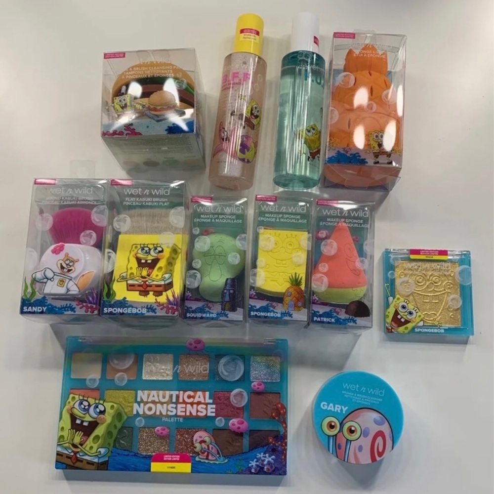 LIMITED edition Spongebob Makeup Complete set